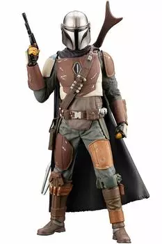 Фигурка Мандалорца из масштаба STAR WARS из ПВХ, простая сборка, окрашенная, ARTFX+ 1/10