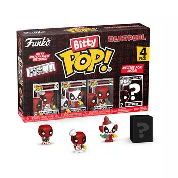 Фигурка Marvel Deadpool Funko Bitty 4PK Deadpool 2024 BBQ Master PACK СЕРИЯ 1 Marvel Funko Pop!