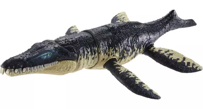 Фигурка Mattel Jurassic World Кронозавр возрастом 18 лет и HLP18 (МИР ЮРСКОГО ПЕРИОДА) Рев! [Общая длина приблизительно. 30см] [4 больше]