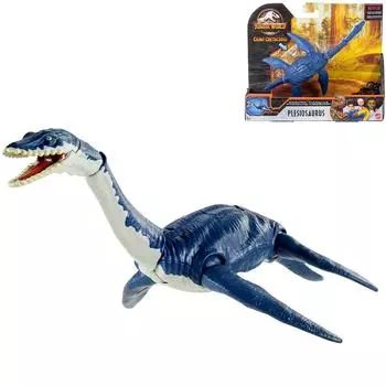Фигурка Mattel Jurassic World Mini, плезиозавр, возраст 10 лет и GVG50 (МИР ЮРСКОГО ПЕРИОДА) [Общая длина: 20см] [4 вверх]
