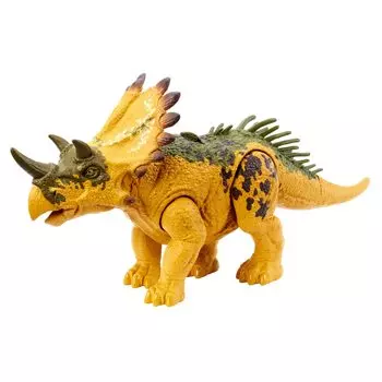 Фигурка MATTEL JURASSIC WORLD Regaliceratops возрастом 19 лет и HLP19 Рев! [Общая длина приблизительно. 33см] [4 вверх]