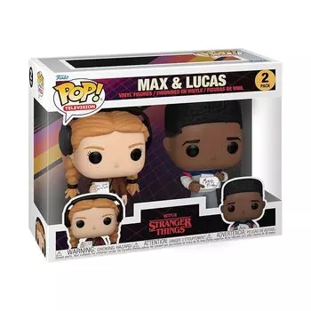 фигурка Макса Лукаса из сериала «Очень странные дела» Funko Pop! телевидение: Очень странные дела S4- Макс и Лукас 2PK funko