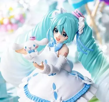 Фигурка Мику Luminasta Miku x Cinnamoroll Белое платье тип в Официальные товары Hatsune Hatsune Ver. [всего 1]