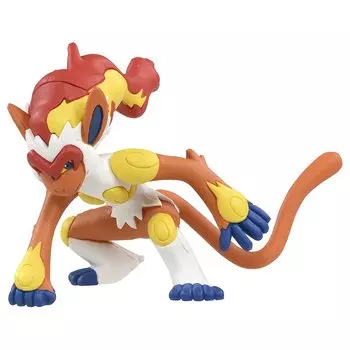 Фигурка покемона TAKARA TOMY Moncolle Игрушка для детей от 4 лет Соответствует стандартам безопасности игрушек Сертификация ST Mark Покемон TAKARA TOMY Pokemon MS-59 Goukazaru