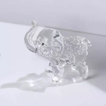 Фигурка слона, скульптура животного, семья, друзья, подарок, стол, центральная часть для книжной полки white