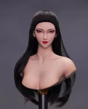 Фигурка Toy Hobby scale, совместимая с телом TBLeague YMTOYS YMT095B, азиатская красивая женская голова и одежда, не [TOYBARJAPAN] 1/6 (тело