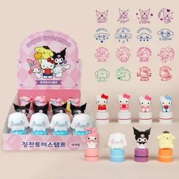 Фигурка Will Be Good Sanrio, персонаж-комплимент, игрушечная марка, 16 шт., 1 коробка, штамп Dakku, популярные корейские игрушки