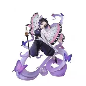 Фигурки ZERO Demon Slayer: Shinobu Phalaenopsis Дыхание насекомых Приблизительно. 170 мм ПВХАБС окрашенная полная фигура