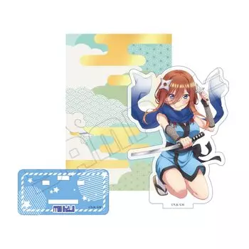 Фильм The Quintessential Quintuplets Мику Накано Акриловая подставка с фоном