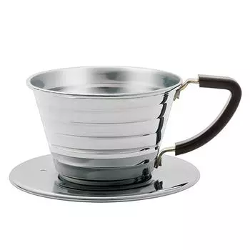 Фильтр-чашка Kalita из нержавеющей стали в форме торта, ручной пробойник для кофейного порошка, многоразовый держатель, капельный тип прибора