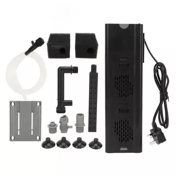 Фильтр для аквариума 30 Вт 3 режима регулируемый 1800 л в час 5.9 футов подъем аквариумный внутренний фильтр для 250