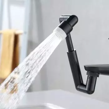 Фильтр для кухонного крана с защитой от брызг воды, медь + удлинитель барботера из АБС-пластика