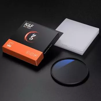 Фильтр для объектива K&F CONCEPT 62 мм Ultra Slim Multi Coated MC UV HD, совместимый с цифровыми зеркальными фотокамерами Canon Nikon Sony 62mm