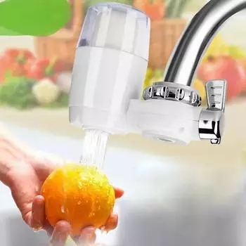 Фильтр для воды Очиститель воды Чистый кухонный кран Моющийся керамический перколятор Filtro Удаление бактерий ржавчины Водопроводный кран белый