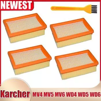 Фильтр HEPA для пылесоса влажной и сухой уборки KARCHER MV4 MV5 MV6 WD4 WD5 WD6, сменные детали #2.863-005.0 фильтры HEPA