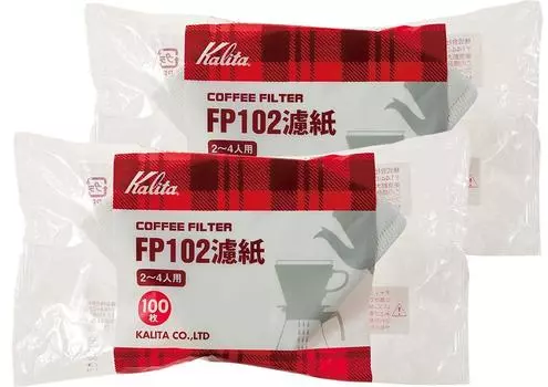 Фильтр Kalita Coffee Paper Trapezion, который подчеркивает вкус Для 2-4 человек Фильтровальная бумага FP102 200 листов x Белый Стильный Кофе для кемпинга на открытом воздухе белый