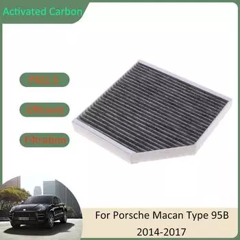Фильтр кондиционера для Porsche Macan Тип 95B MK1 2014 2015 2016 2017 8K0819439B Аксессуары из активированного угля Детали автомобиля