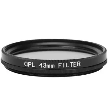 Фильтр линз Junestar CPL поляризационный фильтр линз для Canon Nikon Sony Olympus Fuji43mm 43mm / 1.69in