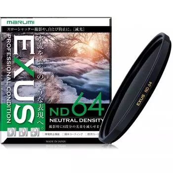Фильтр Marumi MARUMI ND 77мм EXUS ND64 77мм для регулировки интенсивности света