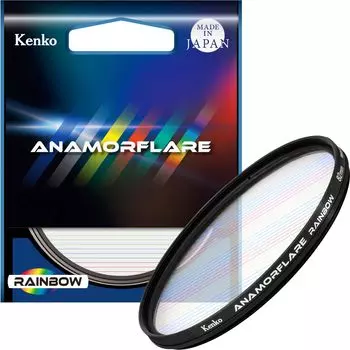 Фильтр объектива Kenko Anamo Flare Rainbow 82 мм со световым эффектом и вращающимся механизмом, водоотталкивающее покрытие, сделано в Японии, 549797, защита от воды и масла