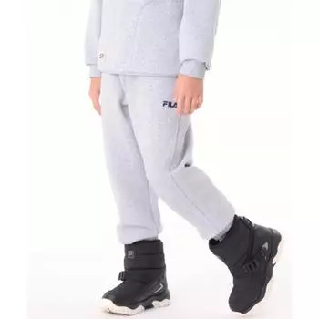 Fila Kids Brushed Half Sleeve Sweatshirt Set Bottoms Fk2fpg4402xmly MELANGEGREY/110