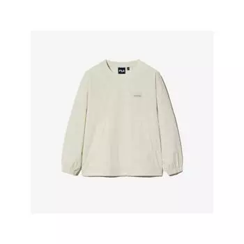 [fila Kids] Essential Woven Sweatshirt Fk2wtg3101x Swh q0zFk2wtg3101xSwh SANDWHITE/110