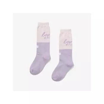 [fila Kids] Girls Knee Socks Fk3scf6374f Lvd q0zFk3scf6374fLvd LAVENDE/180