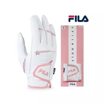 Fila Korea Fl 3301 Women S Two Handed Synthetic Leather Golf gloveS White No 18