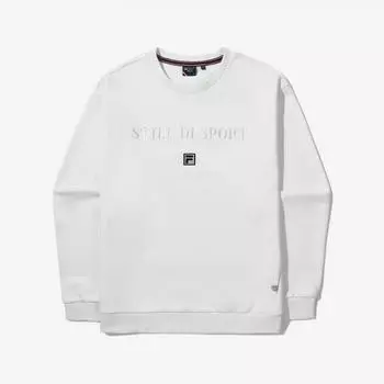 Fila Tennis Basic Sweatshirt Fs2pog3311x Owh OFF WHITE/090