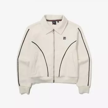 Fila Tennis Brushed Terry Zip Up Fs2ftg4361f Crm CREAM/W85