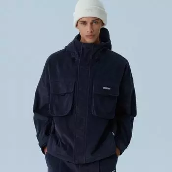 Fila Вельветовая толстовка с капюшоном Winds Fs2jkf4132x Cgy CHARCOAL GREY/095