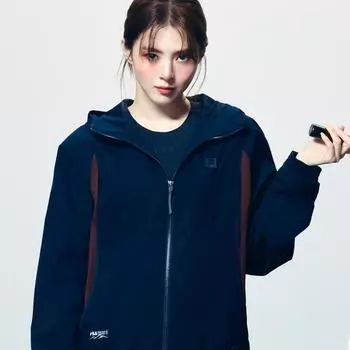 Fila [носит Хан Со Хи] 2-слойная ветровка Fs2jkg3104x Ido INDIGO/090