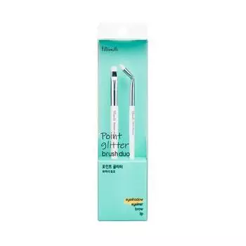 FILLIMILLI Point Glitter Brush Duo