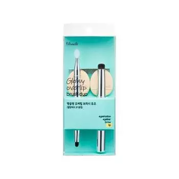 FILLIMILLI Tangle Glow Overlip Brush Duo (2 Tapping Puffs included)
