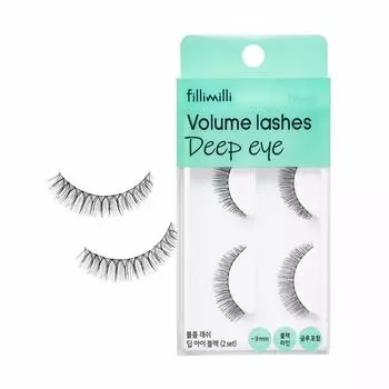 Fillimilli Volume Lash Deep Eye Черный (2 КОМПЛЕКТА)