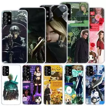 Final Fantasy Game Soft Case For Samsung Galaxy A52 A53 A32 A22 A12 5G Phone Cover A33 A23 A13 A72 A73 A02S A03S A42 Coque Shell Samsung A02S