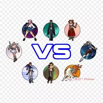 Final Fantasy Vii Аэрит Гейнсборо, термопереносная печать, виниловые нашивки, наклейки для одежды, аппликации «сделай сам», моющиеся нашивки