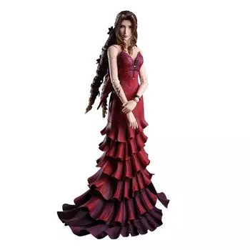 Final Fantasy VII Remake PLAY ARTS Kai Aerith Gainsbourg Dress Ver. Подвижная фигурка из ПВХ, окрашенная