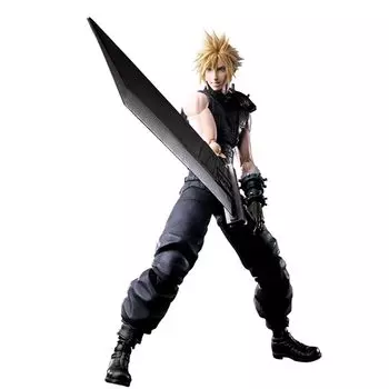 Final Fantasy VII Reverse Play Arts Kai cloud strife Изготовлена из ПВХ, окрашена, подвижная фигурка