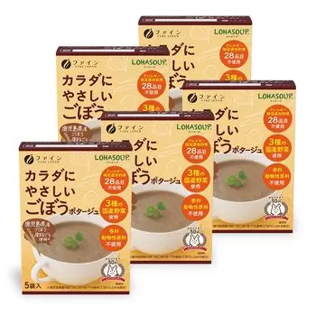 FINE JAPAN суп-пюре из лопуха Сделано из отечественных овощей и цельной кожуры лопуха из префектуры Кагосима Без ароматизаторов Без ингредиентов животного происхождения Сделано в