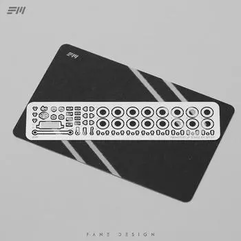 Fine Model 1/64 Metal Etching Sheet Modified Detail-up Parts For Model Car Racing Vehicle Toy Small Scale