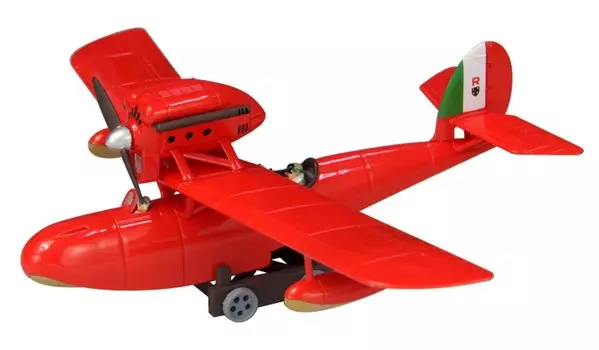 Fine Mold Porco Rosso Savoia Late Model со статуэткой Джины FG3 Scale Plastic Model S.21F 1/48