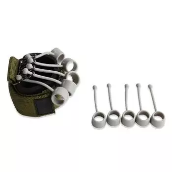 Finger and Hand Extensor Trainer Exerciser with Resistance Band Stretcher Strengthener Finger