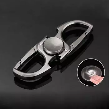 Finger Spinner Fidget Hand Spinner Игрушка для снятия стресса Finger Spinner Ketchain Открывалка для бутылок Fidget Toys чёрный