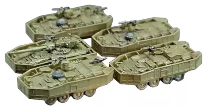 Firestarter Current American Striker Set 3 набор из смоляной решетчатой брони 1/700 FS-MUS15 (Боевая машина)