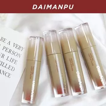 First Dew Hydrating Mirror Lip Glaze Питательная увлажняющая помада для губ Doe Lip Lip Gloss Beauty