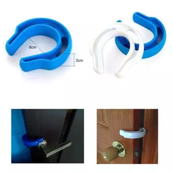 First Responsible Door Jam Security Stops Edge Пластиковый С-образный клин Замки для защиты детей Дверной стопор с защитой от защемления пальцев