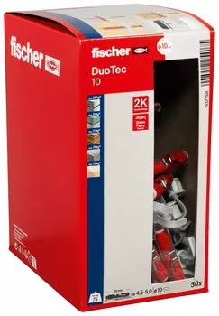 fischer, DUOTEC 10, Серый/Красный, 50