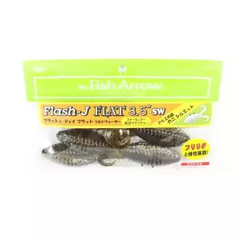 Fish Arrow Мягкая приманка Flash Flat SW 3,5 дюйма 5 шт. в упаковке #140 (2558)