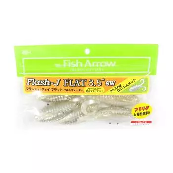 Fish Arrow Мягкая приманка Flash Flat SW 3,5 дюйма 5/упаковка 100 (2510)